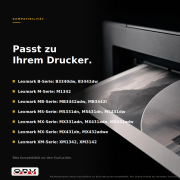 Trommeleinheit kompatibel für Lexmark 55B0ZA0 – B3340dw B3442dw MS331dn MS431dn MX431adn MX432adwe XM1342 ca. 40.000 Seiten