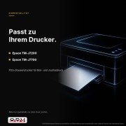 Druckerpatrone kompatibel für Epson SJIC33P – TM-J7200 TM-J7700 Schwarz Pigment, 50 ml