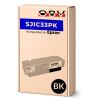 Druckerpatrone kompatibel für Epson SJIC33P – TM-J7200 TM-J7700 Schwarz Pigment, 50 ml