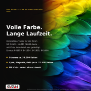 Toner kompatibel für Ricoh 841853 – MP C4503 MP C5503 MP C6003 Schwarz, ca. 33.000 Seiten
