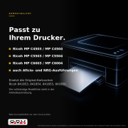 Toner kompatibel für Ricoh 841855 – MP C4503 MP C5503 MP C6003 Magenta, ca. 22.500 Seiten