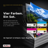 4er Sparset Toner kompatibel für Brother TN-627 – HL-L8570CDW / MFC-L8970CDW (1x Schwarz, Cyan, Magenta, Gelb), je 10.000 Seiten