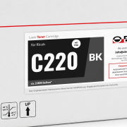 Toner kompatibel f&uuml;r Ricoh 406094 Schwarz &ndash;...